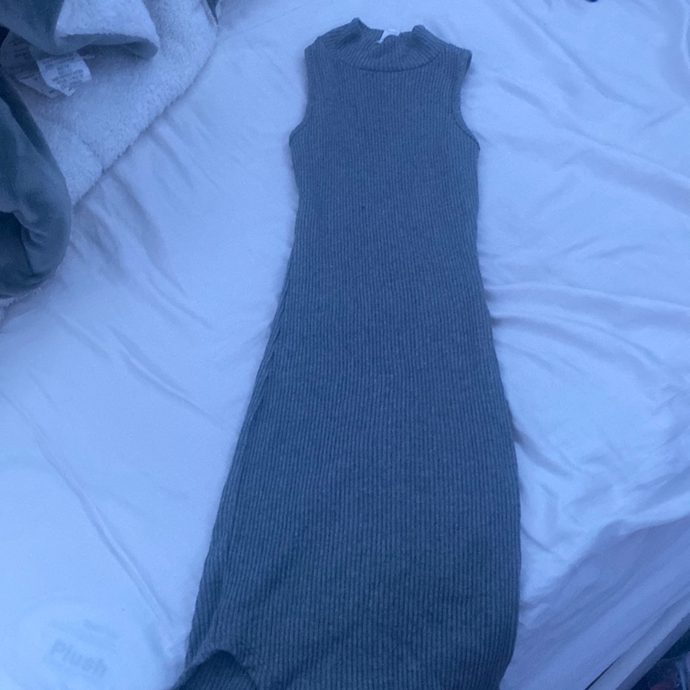 Grey Sweater Dress